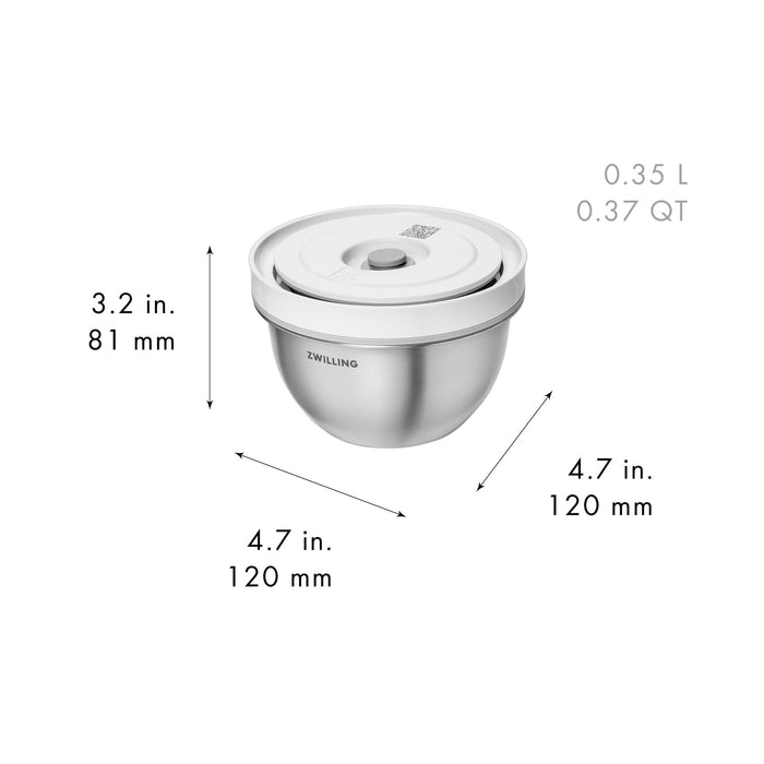 ZWILLING Fresh & Save Stainless Steel Small Vacuum Bowl
