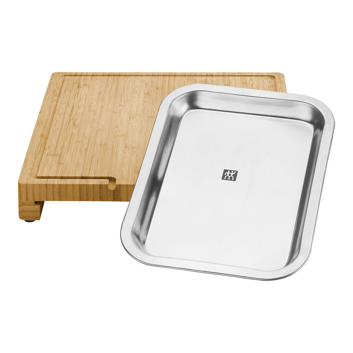 Zwilling BBQ+ Bamboo Cutting Board with Tray