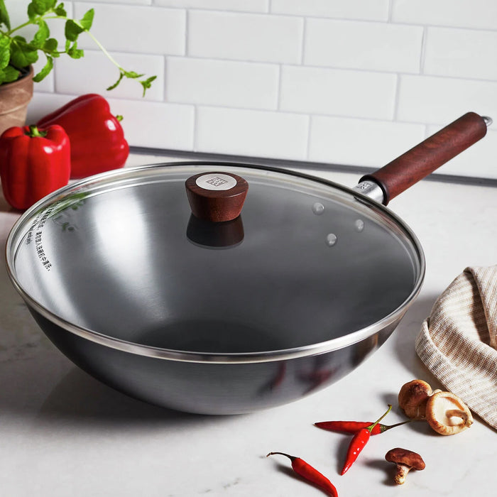 Zwilling Dragon 12" Carbon Steel Wok