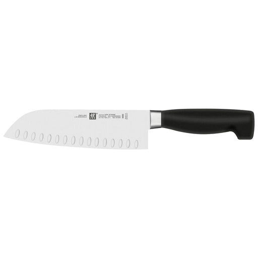 Zwilling Four Star Forged 7" Hollow Edge Santoku Knife