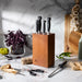 Zwilling Four Star Forged 7  Piece Upright Knife Block Set