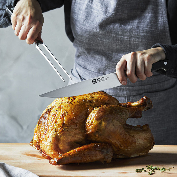 Zwilling Pro 2 Piece Carving Knife & Fork Set