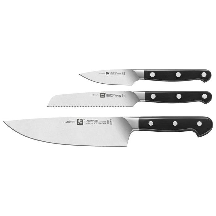 Zwilling Pro Forged 3 Piece Starter Knife Set