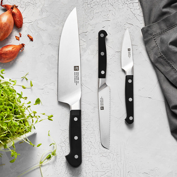 Zwilling Pro Forged 3 Piece Starter Knife Set