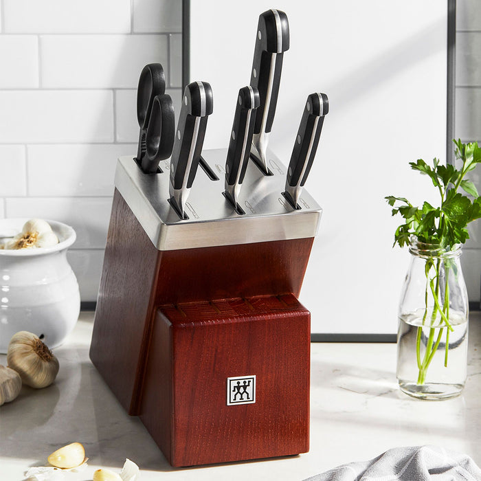 Zwilling J. A. Henckels - PRO Knife Set with Knife Block, 7 Pieces
