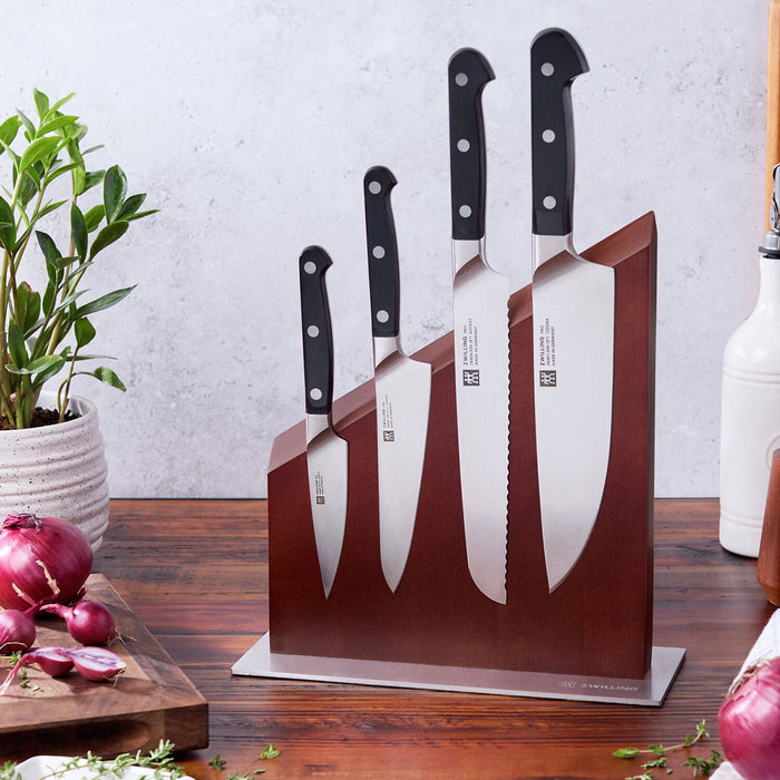 Zwilling Pro Forged 5 Pc Magnetic Knife Block Set