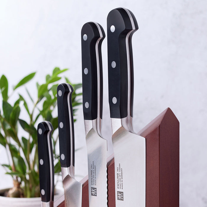 Zwilling Pro Forged 5 Pc Magnetic Knife Block Set