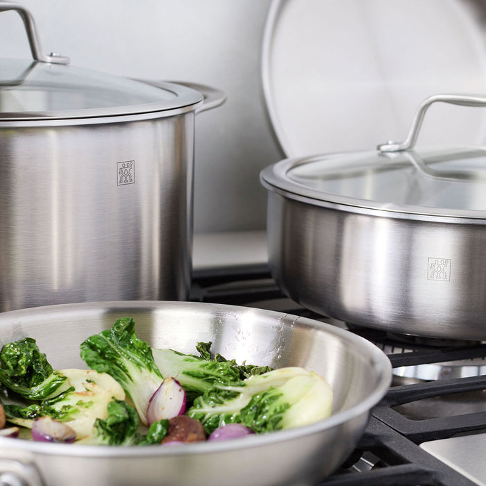 Zwilling Spirit 3-Ply 10 pc Stainless Steel Cookware Set