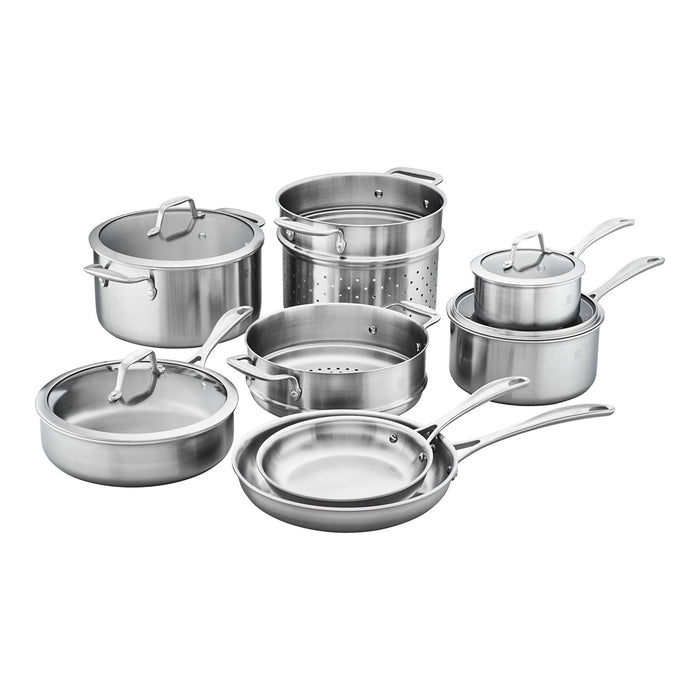 Zwilling Spirit 3-Ply 12 pc Stainless Steel Set