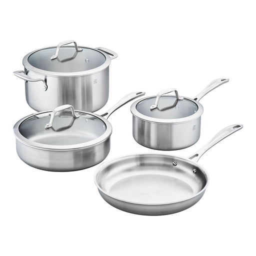 Zwilling Spirit 3-Ply 7 pc Stainless Steel Fry Pan Set