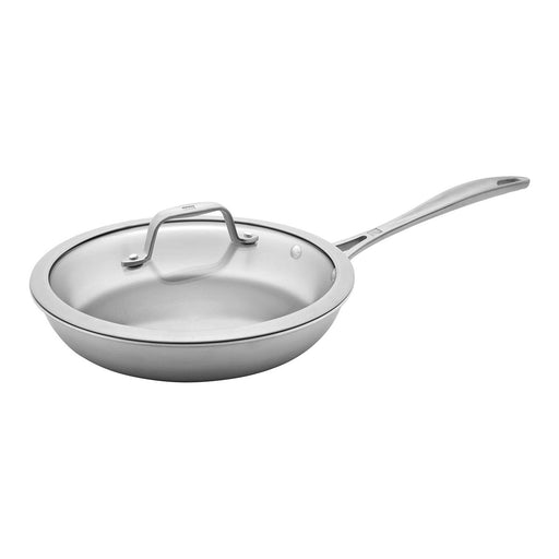 Zwilling Spirit 3-Ply 9.5" Stainless Steel Fry Pan with Glass Lid