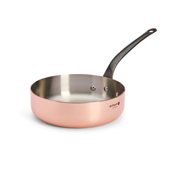 de Buyer Inocuivre Tradition 5.2 Qt Copper Saute Pan