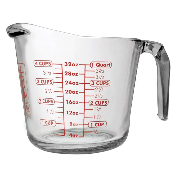 Shot Measuring Glass Cup Liquid Chef Cups Clear Set 2,3 Kitchen Cooking  Tool