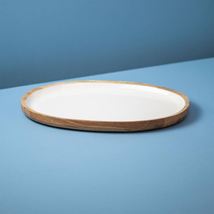 BeHome Madras Classic Oval Platter