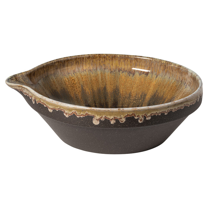 Casafina Poterie Large Mixing Bowl in Mocha Latte