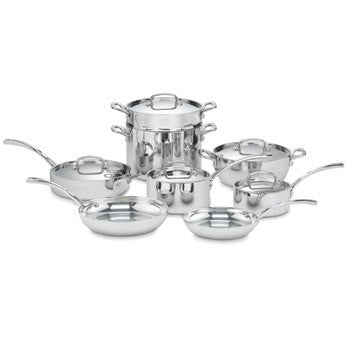 Cuisinart French Classic Tri-Ply Stainless 13 Piece Set