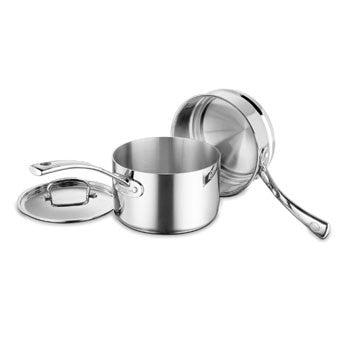 Double Boiler Pot Set Stainless Steel Melting Pot with Silicone
