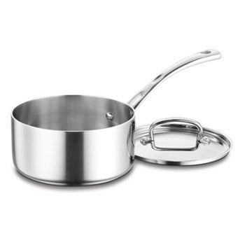 Cuisinart French Classic Tri-Ply Stainless 3 Quart Saucepan with Lid
