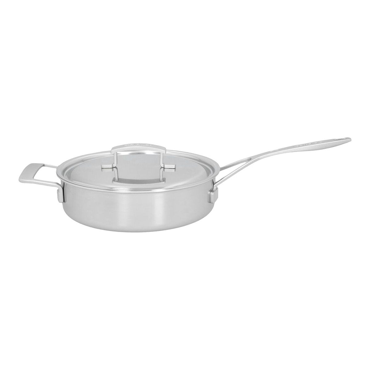 The 5-Quart Tri-Ply Stainless Steel Saute Pan with Lid