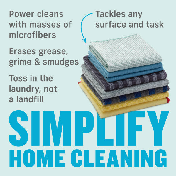 E-Cloth 8 Piece Home Cleaning Set