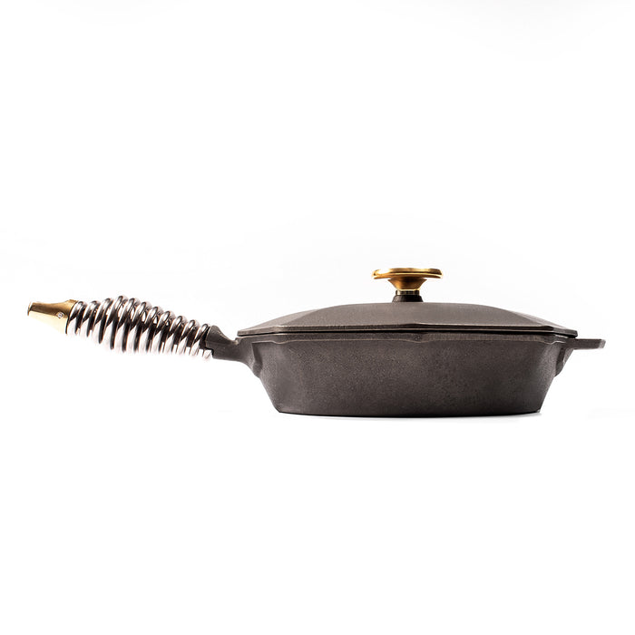 FINEX 8 inch Cast Iron Skillet with Lid