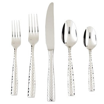 Fortessa Lucca Faceted 5 Piece Place Setting