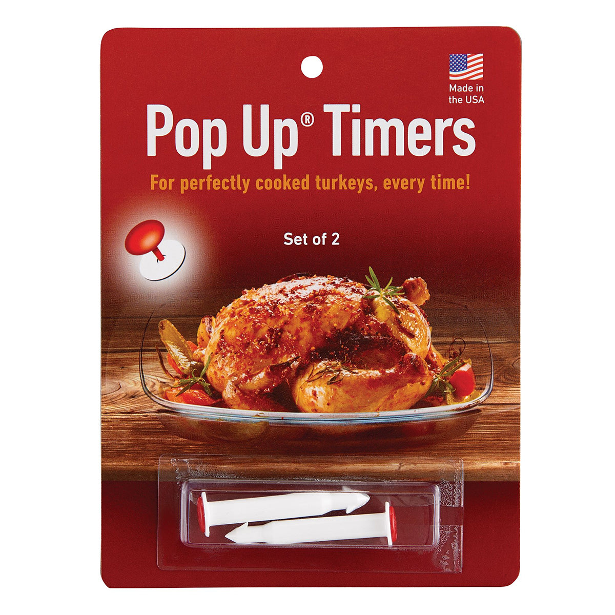 Harold Import Company Kitchen Pop-Up Timers for Turkey, Set of 2 — Las ...