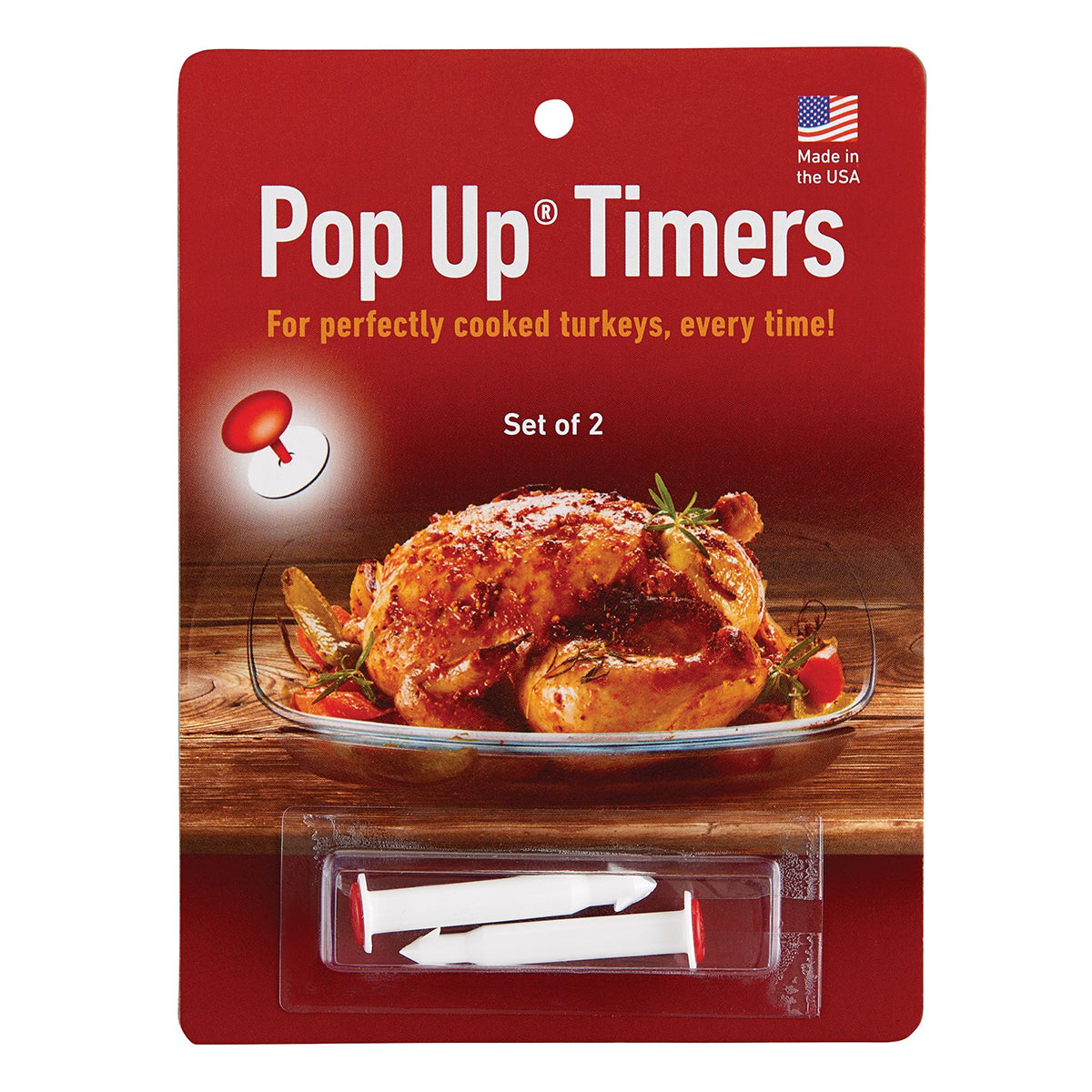 Reusable Pop-Up Turkey Timers