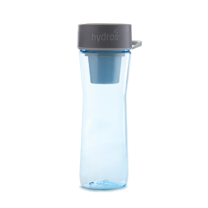 Hydros 20oz Water Filter Bottle in Blue
