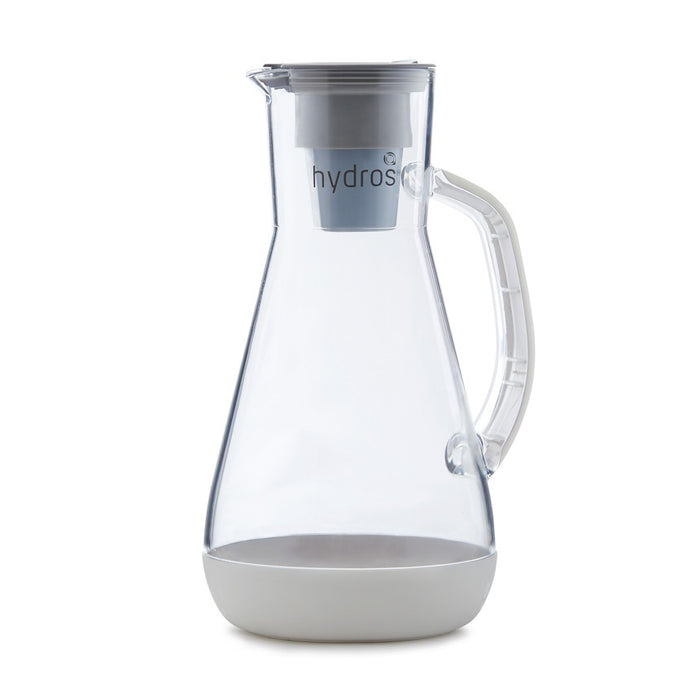 Hydros 64oz Water Filter Pitcher in White