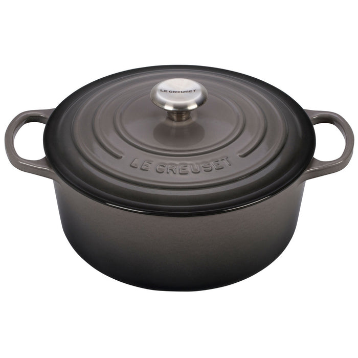 Le Creuset Enameled Cast Iron Signature 5 1/2 Quart Round Dutch Oven in Oyster