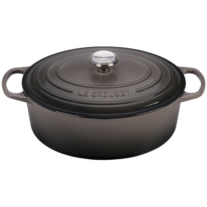 Le Creuset Enameled Cast Iron Signature 6 3/4 Quart Oval Dutch Oven in Oyster