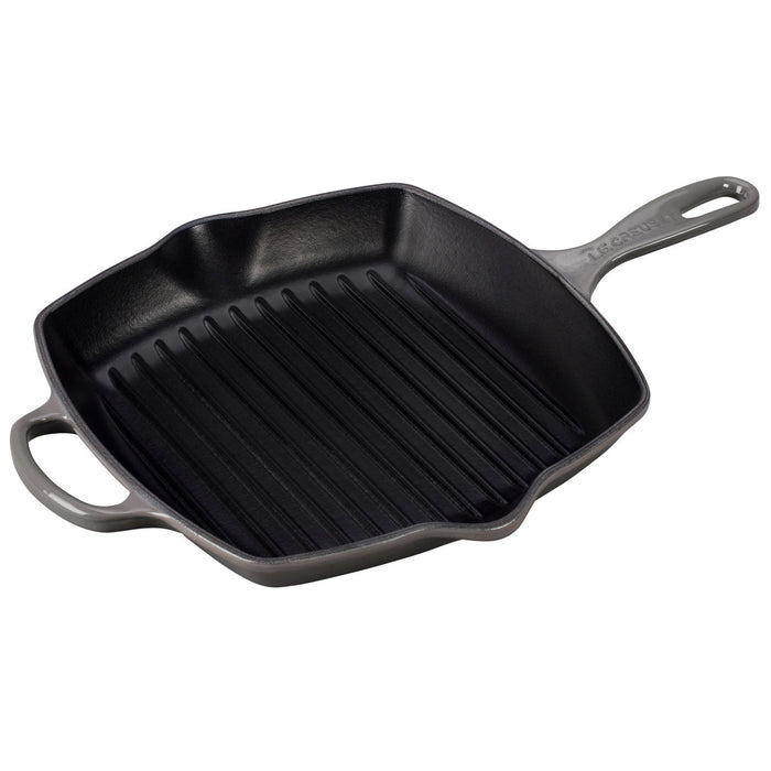 Le Creuset Enameled Cast Iron Signature Oyster Square Skillet Grill