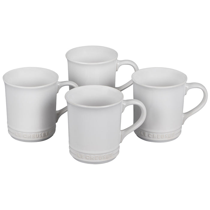Le Creuset Set of 4 Mugs in White
