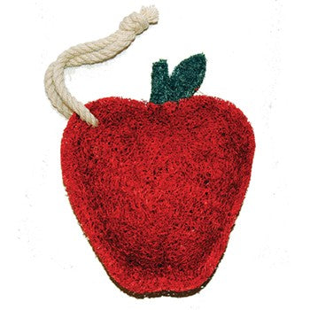 Loofah-Art Apple