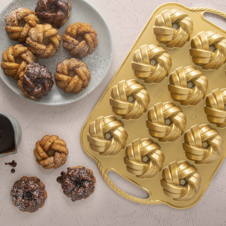 Nordic Ware 75th Anniversary Braided Mini Bundt Pan — Las Cosas