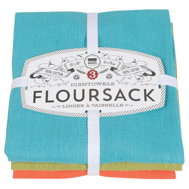 Now Designs Floursack Dishtowels Set of 3