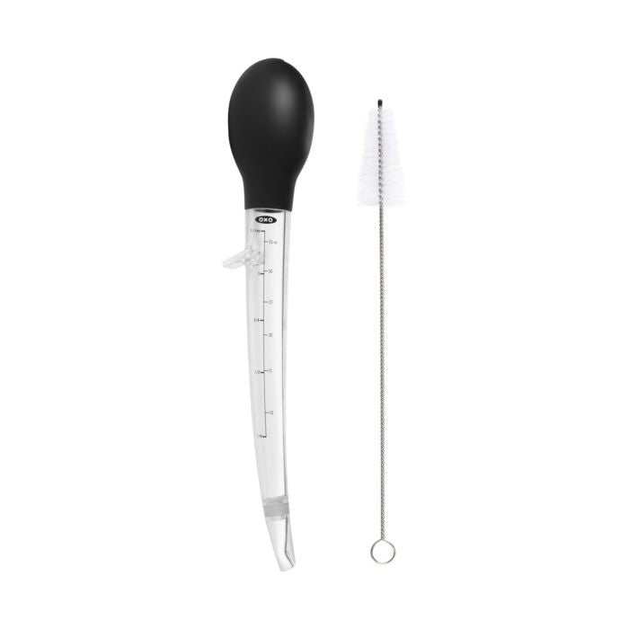 OXO Good Grips Angled Baster With Cleaning Brush