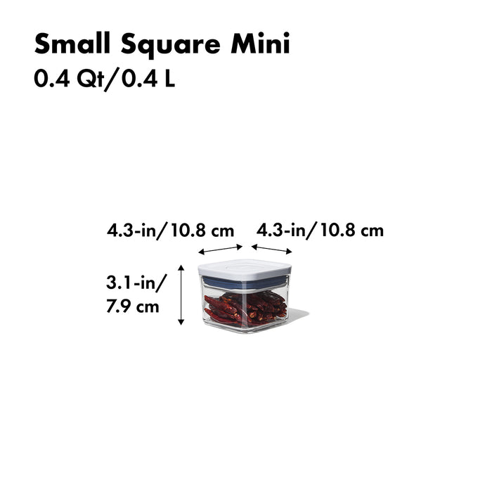 OXO Good Grips POP Container - Small Square Mini 0.4 Qt