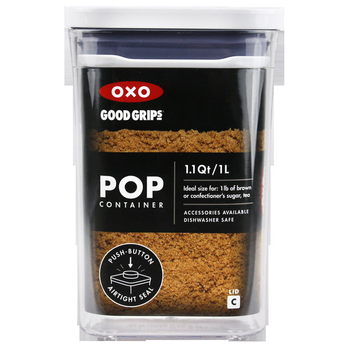 OXO Good Grips POP Container - Small Square Short 1.1-Qt — Las Cosas  Kitchen Shoppe