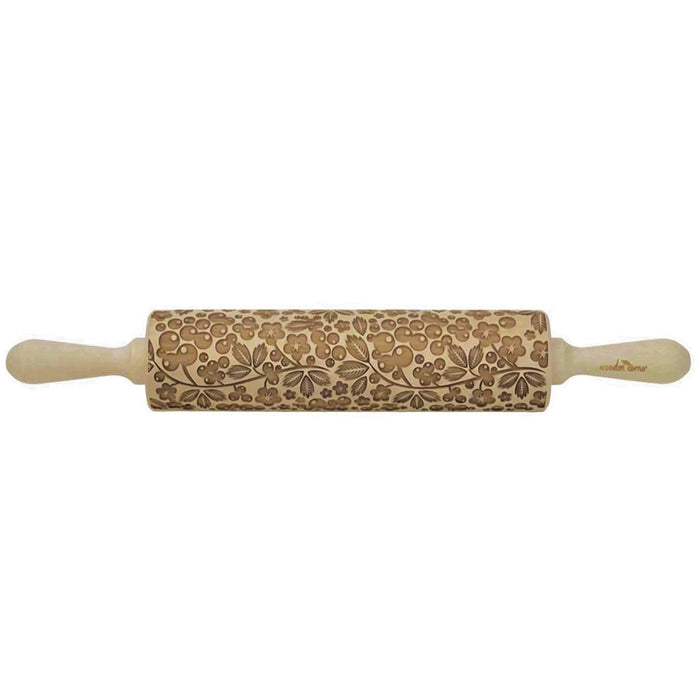 Pottery Avenue 10" Embossing Rolling Pin Berry Pie