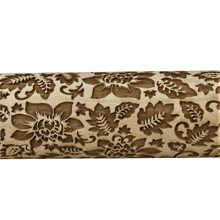 Pottery Avenue 10" Embossing Rolling Pin Botanical