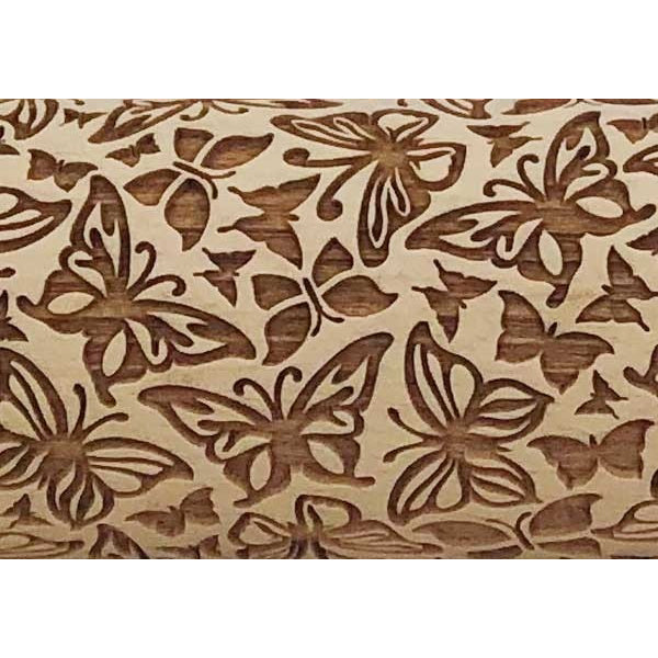 Pottery Avenue 10" Embossing Rolling Pin Butterfly