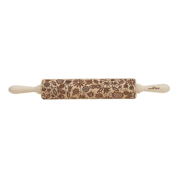 Pottery Avenue 10" Embossing Rolling Pin Quilted Floral