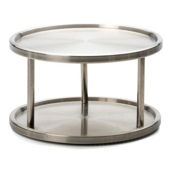 RSVP International Stainless Steel Two-Tier Turntable