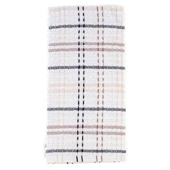 Ritz Royale Checked Kitchen Towel in  Latte