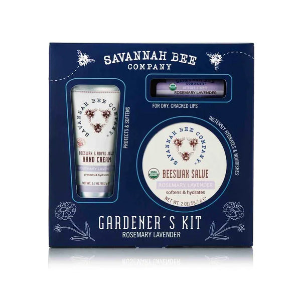 Savannah Bee Company Rosemary Lavender Gardener's Kit