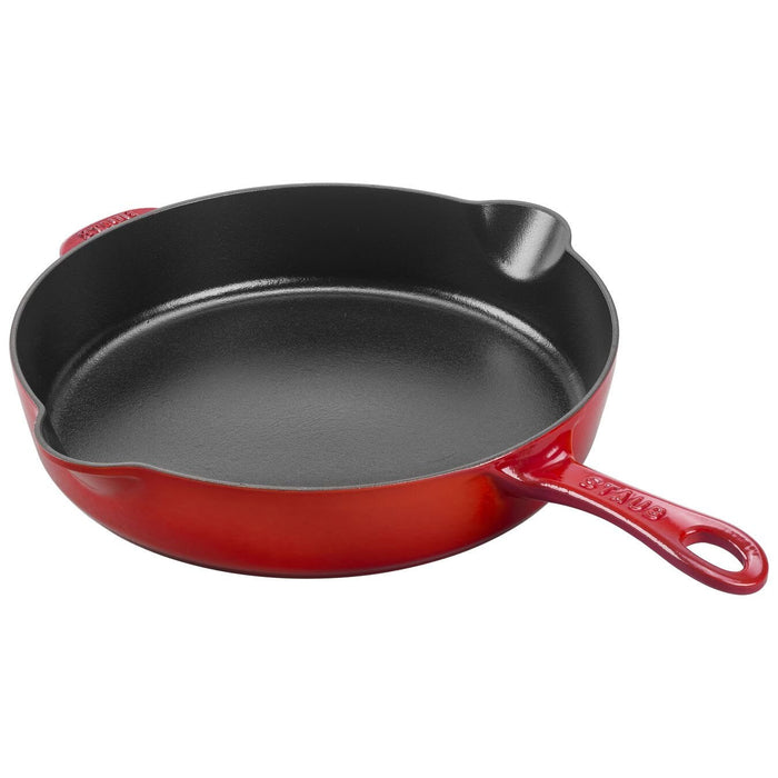 Staub Enameled Cast Iron 11"  Traditional Skillet in Cherry