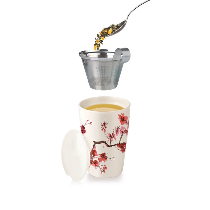 Tea Forte KATI Steeping Cup & Infuser Cherry Blossom