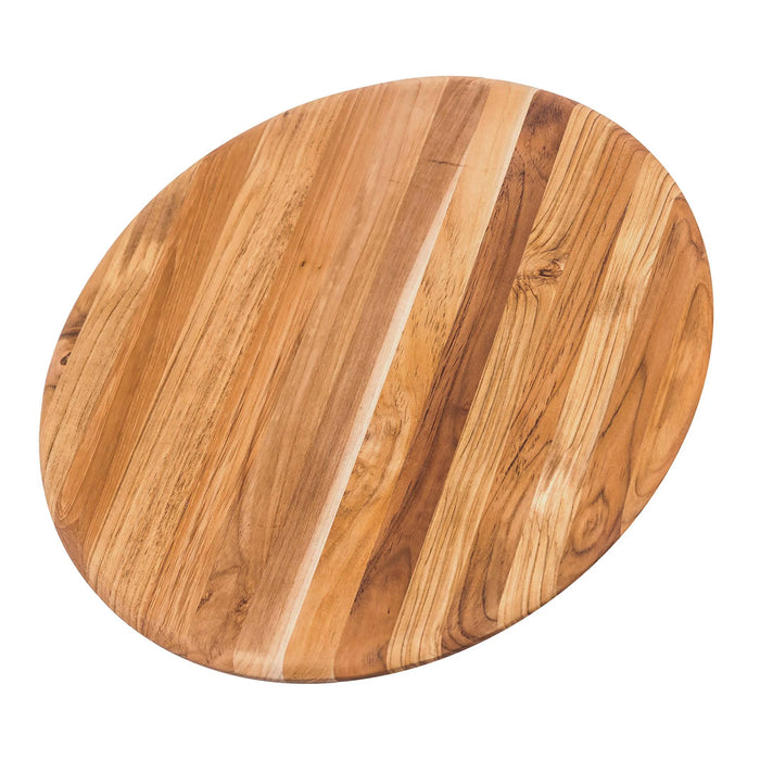 Teakhaus Elegant Collection Rounded Edges Round Cutting Board